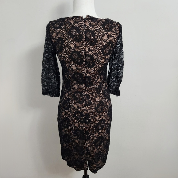 JS Collections Black Lace Dress - Picture 5 of 12